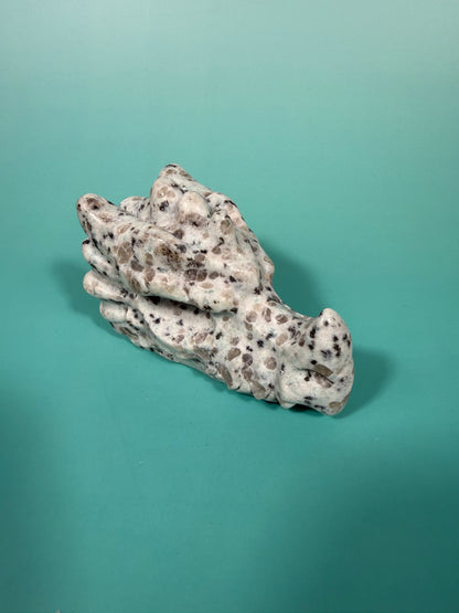 Kiwi jasper dragon head