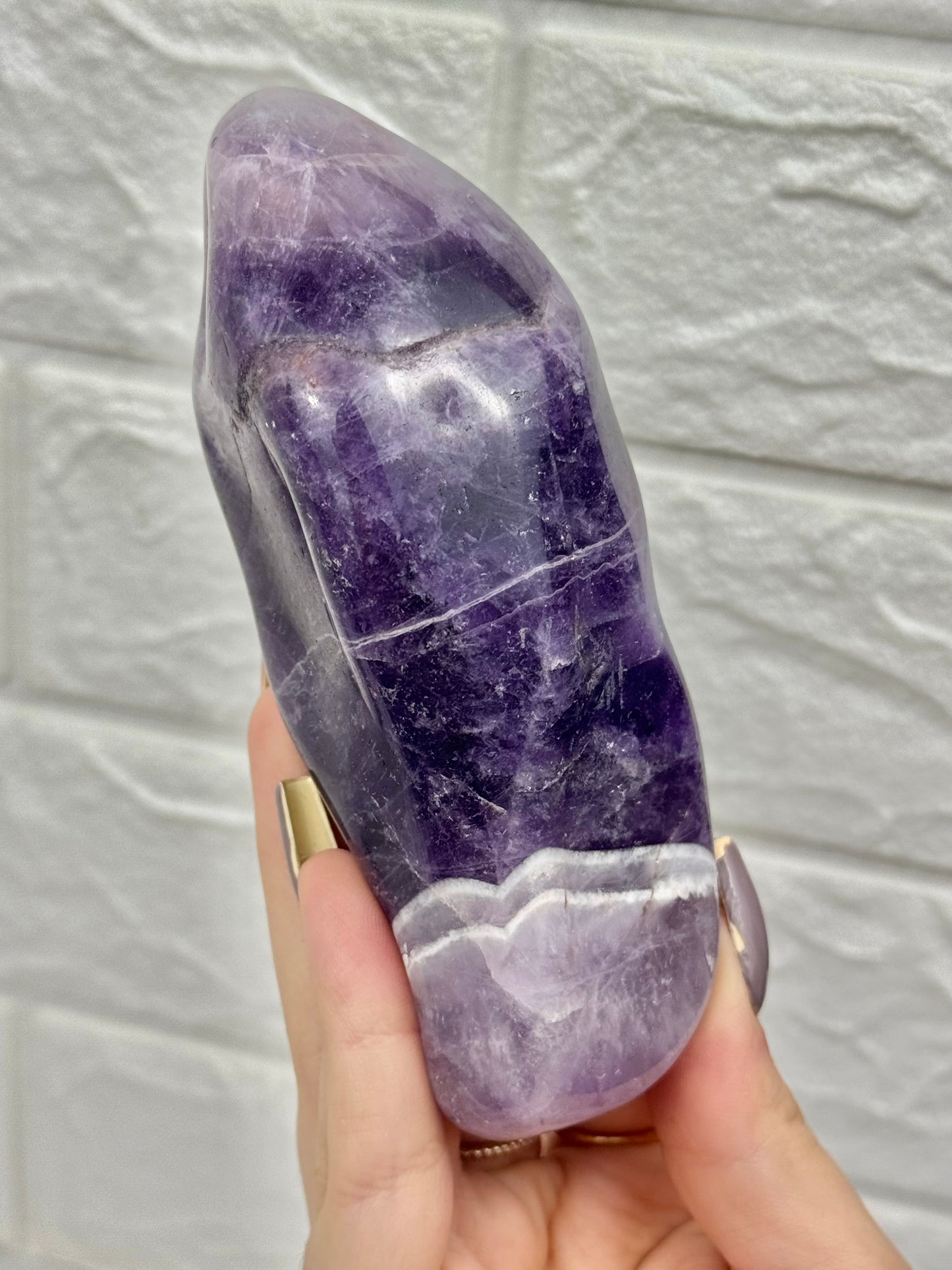 You pick! Chevron amethyst Freeform’s from Brazil