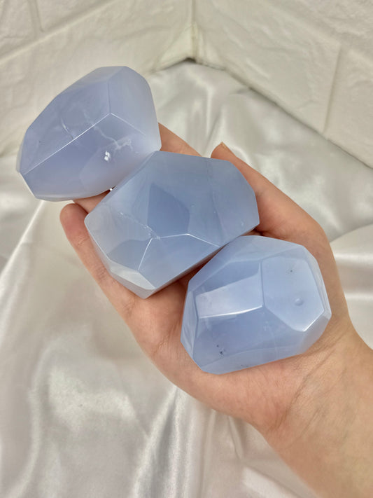 1 beautiful blue chalcedony Freeform