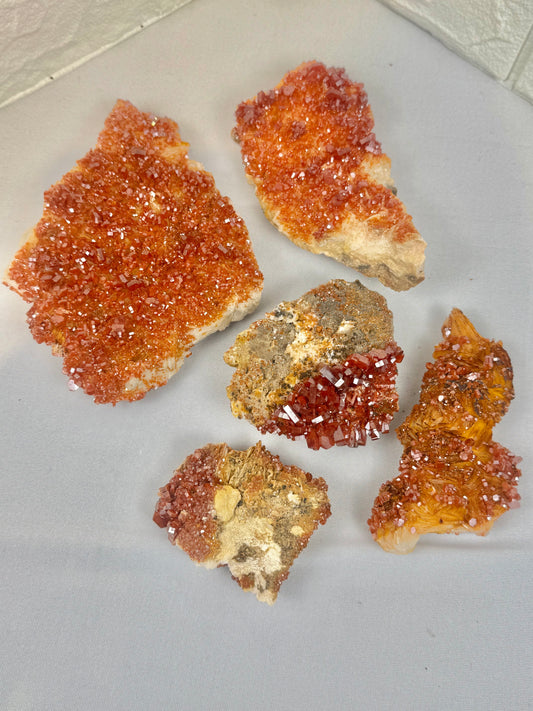 You pick! Vanadinite specimens from Morocco