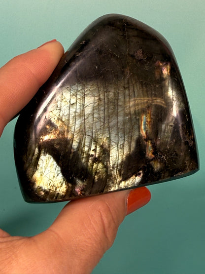 Tangerine flash labradorite Freeform M
