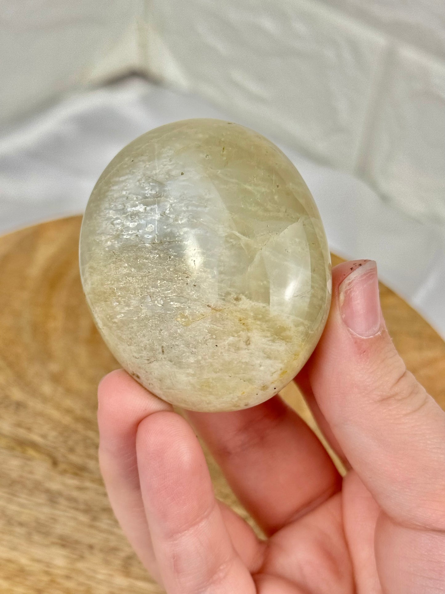 1 flashy sage moonstone palm stone