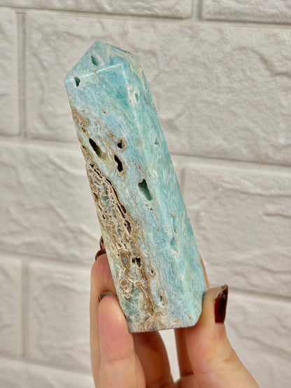 You pick! Gorgeous blue aragonite towers from Pakistan