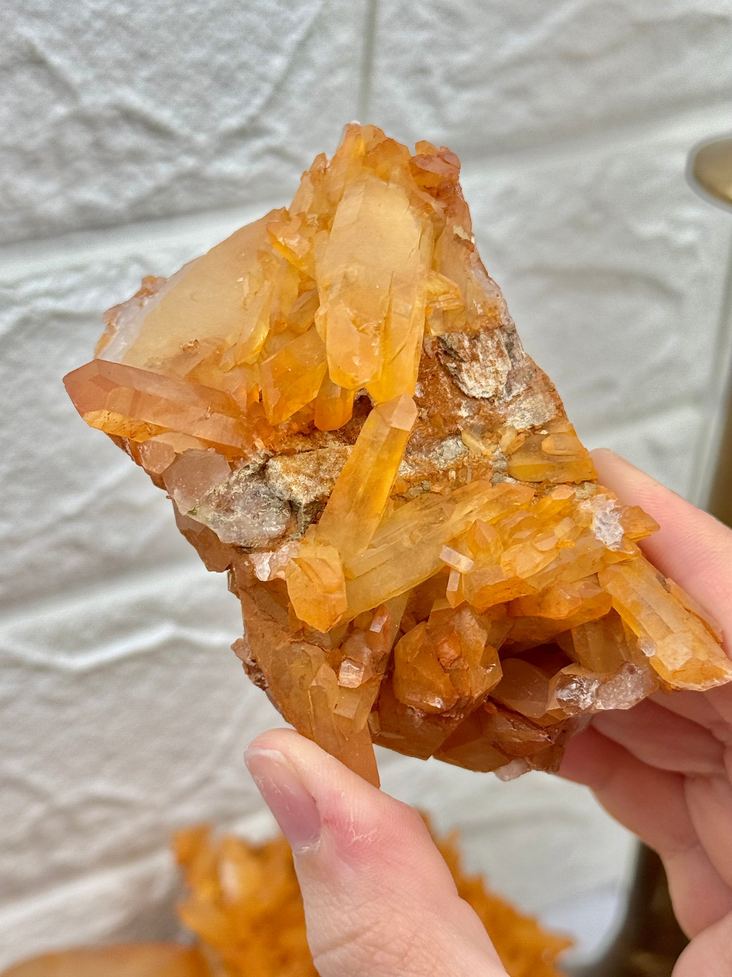 You pick! Tangerine quartz specimens from Brazil