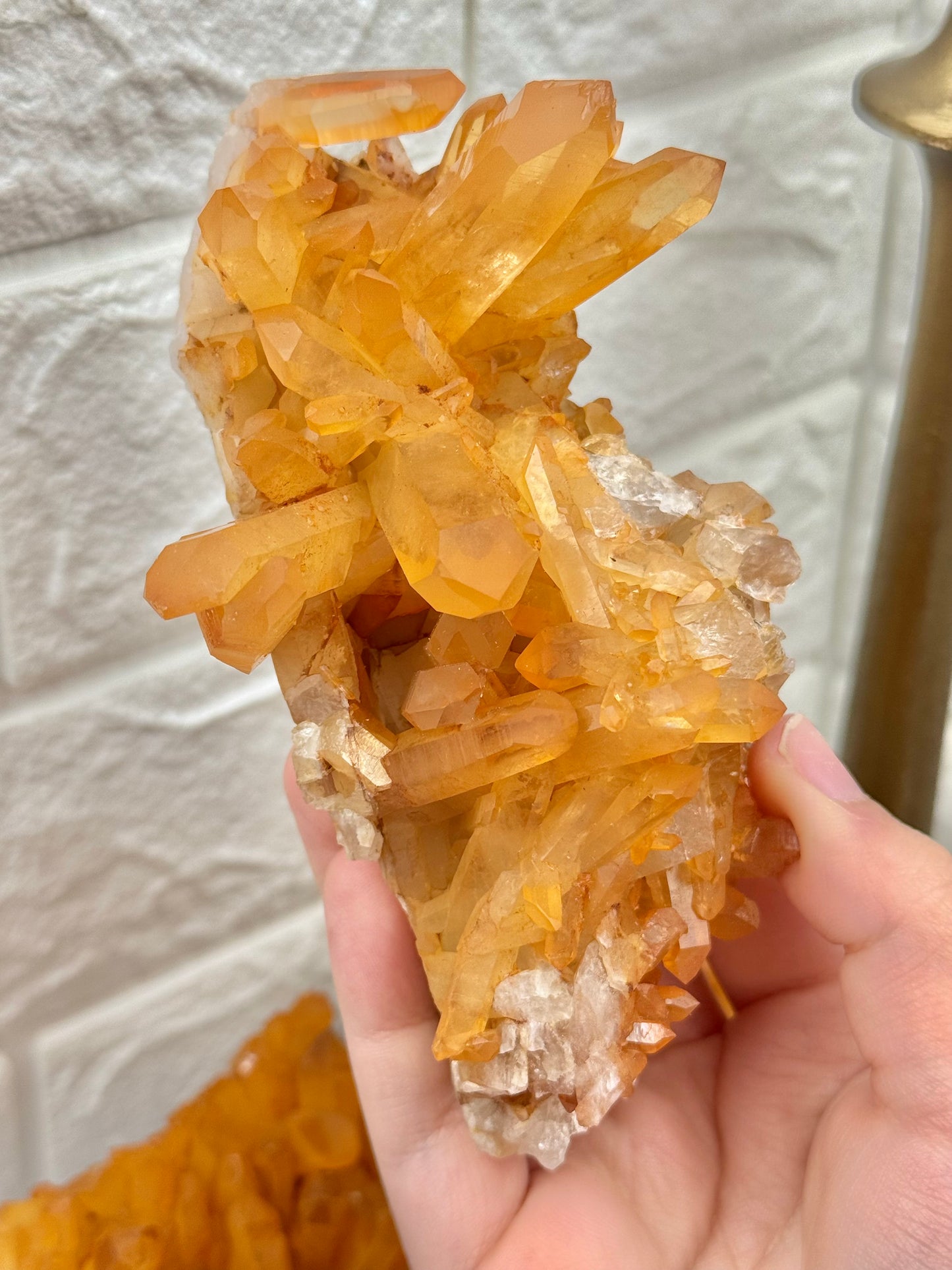 You pick! Tangerine quartz specimens from Brazil