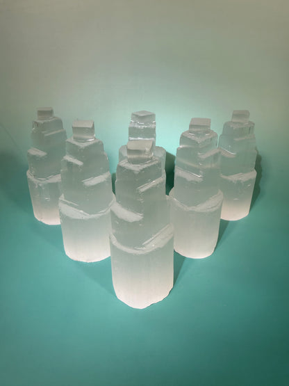 1 MED satin spar tower