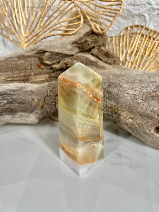 Green calcite tower N