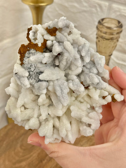 Beautiful quartz, calcite, and fluorite specimen from Fujian, China