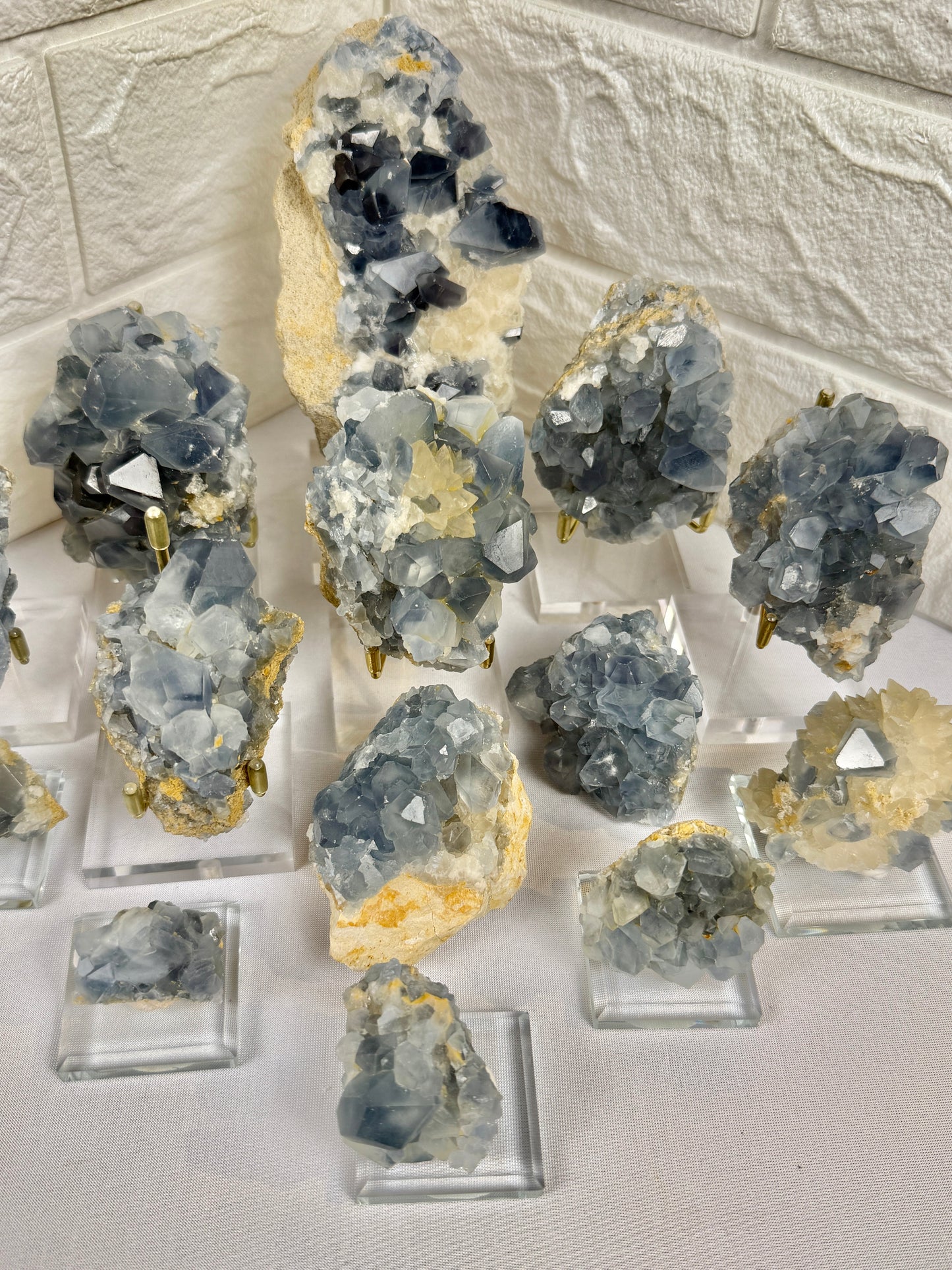 You pick! Incredible high-grade Celestine specimens from Afghanistan