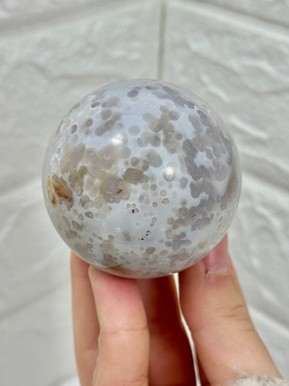 You pick! Orbicular sea jasper spheres from Madagascar