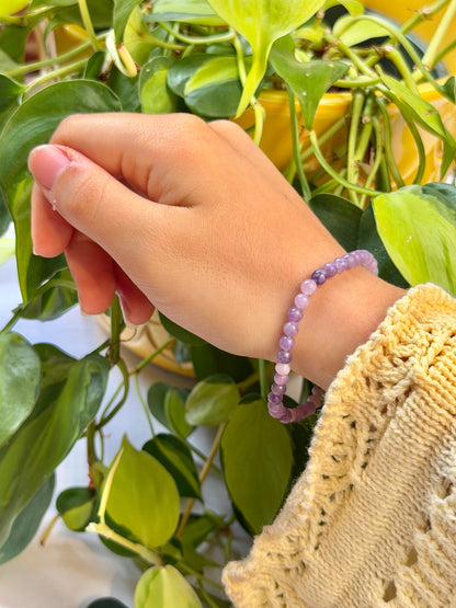 4MM Lepidolite bracelet