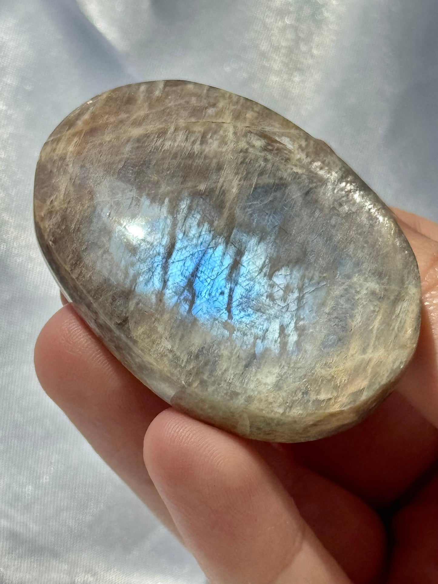 You pick! Belomorite palmstones (sunstone x moonstone)