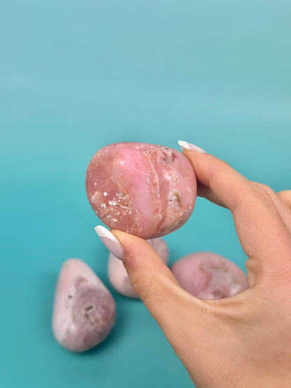 1 pink opal Freeform from Peru