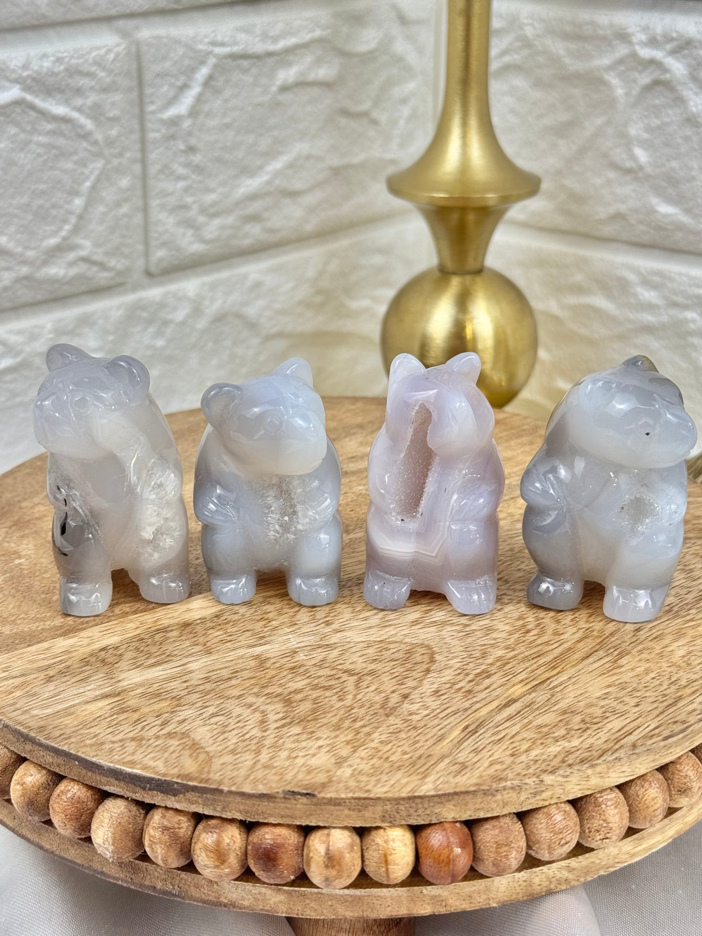 1 beautiful intuitive agate bear