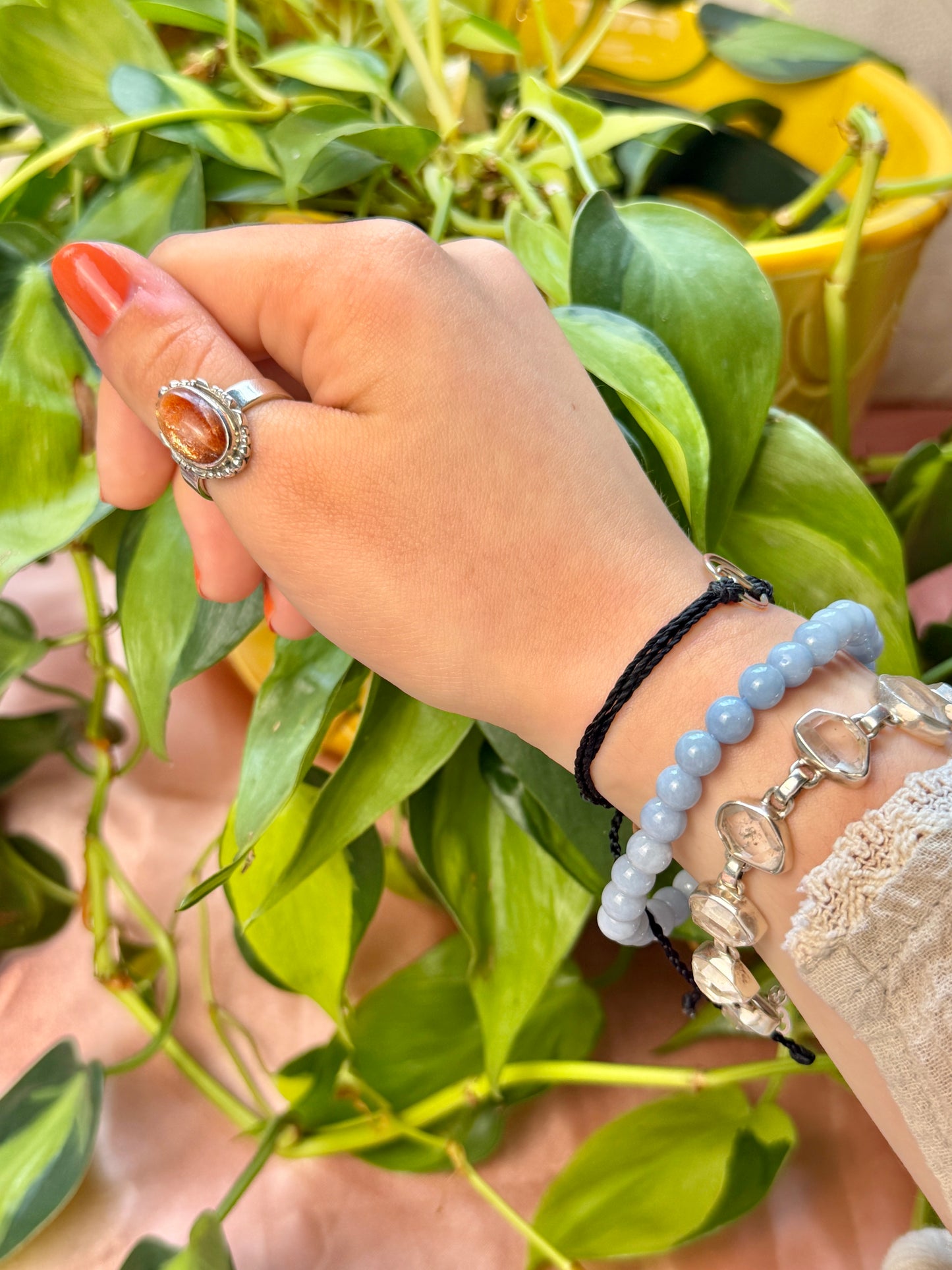 6MM Angelite bracelet
