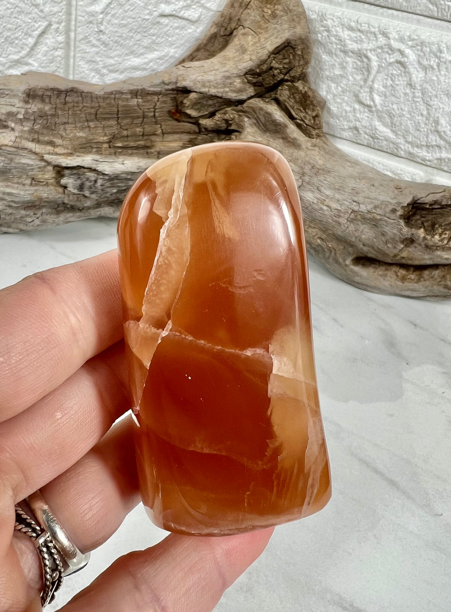 Juicy honey calcite Freeform T