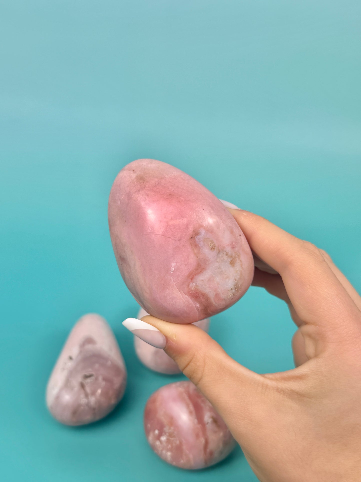 1 pink opal Freeform from Peru