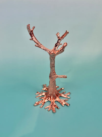 1 rose gold tree sphere stand (sphere not included)