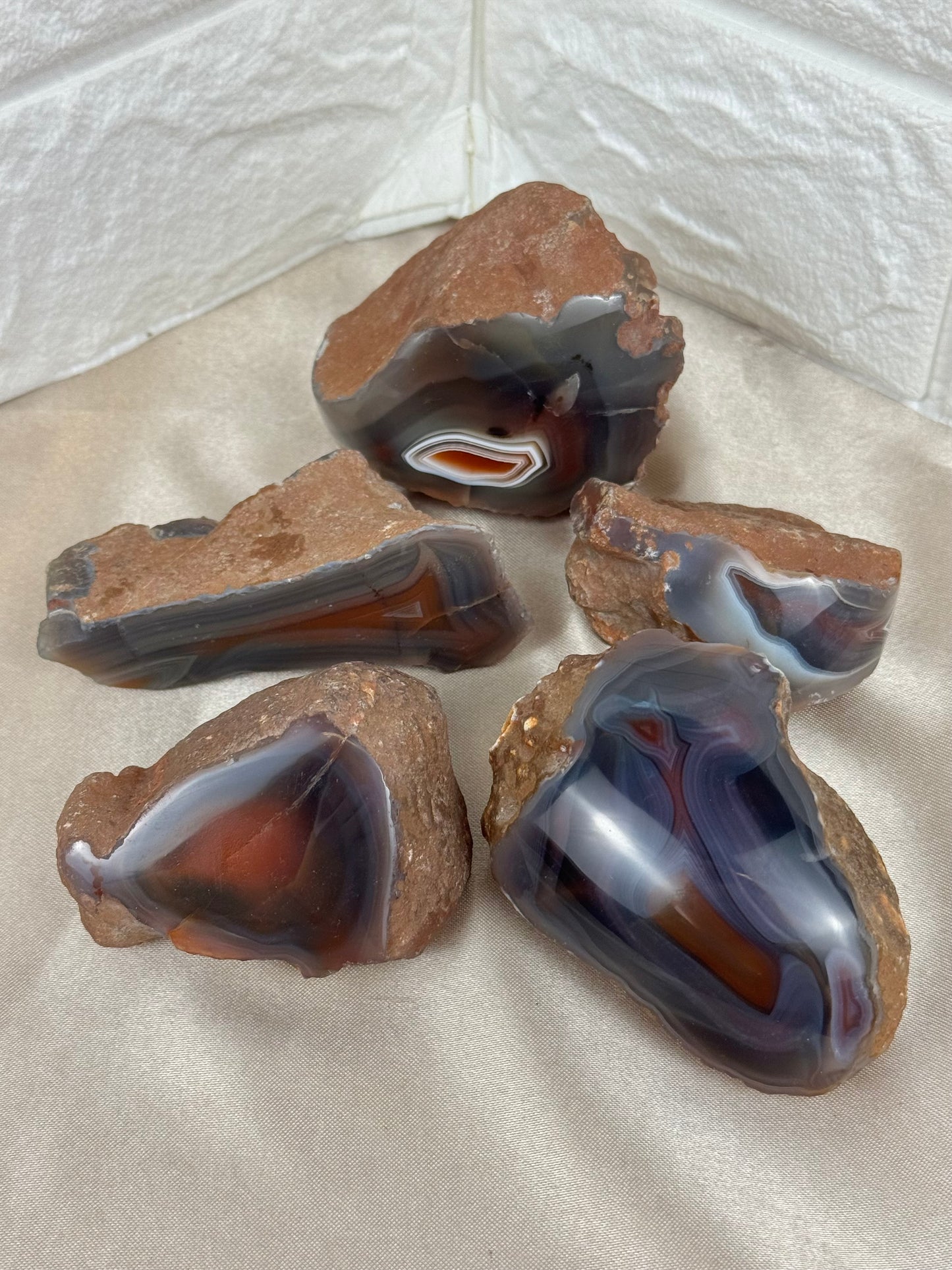 You pick! Sashe river agates from Zimbabwe