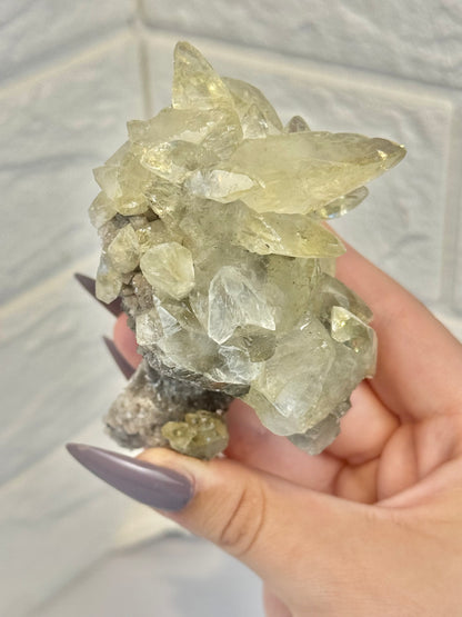 Calcite, marcasite from the sweetwater mine, Missouri