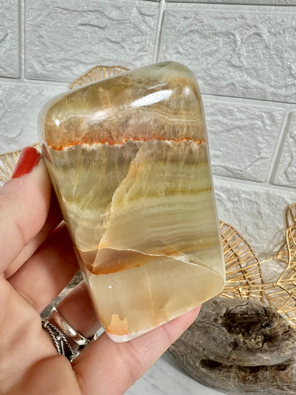 Stunning green calcite Freeform E