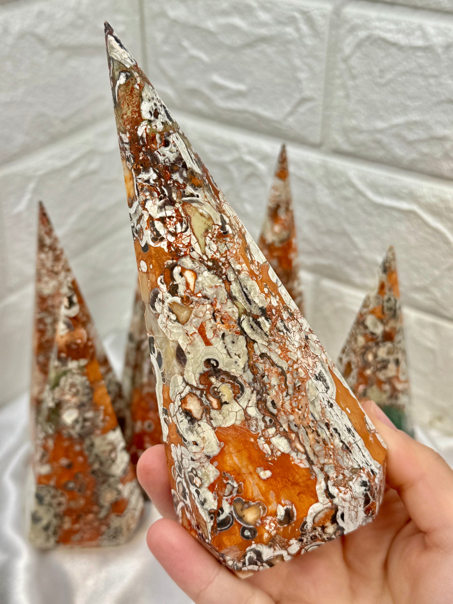 1 beautiful money agate point from Indonesia