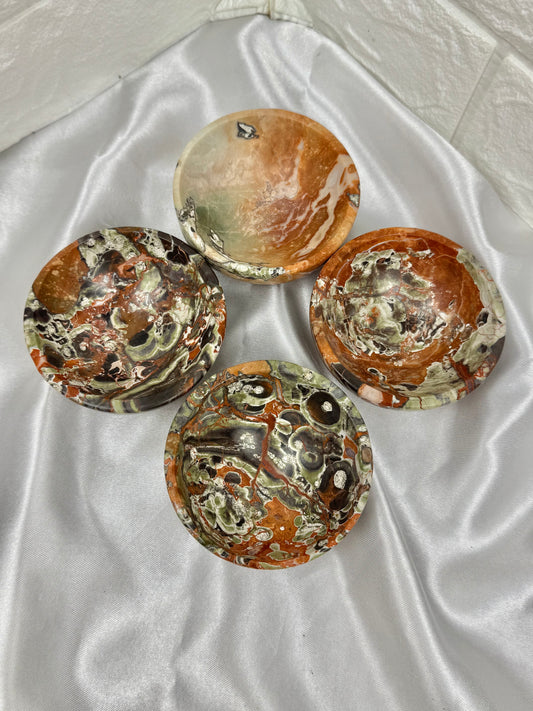 1 money agate small bowl