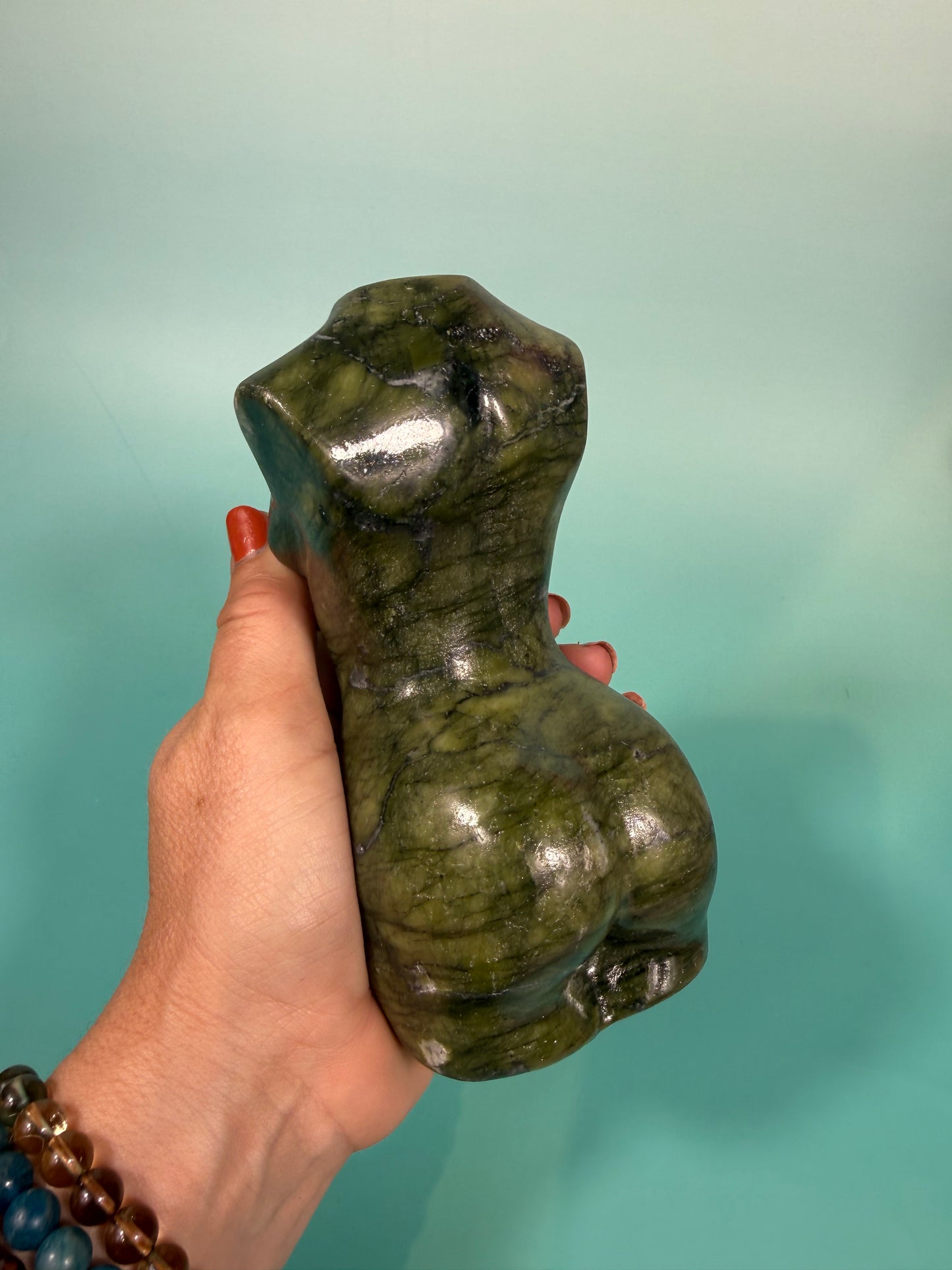 LG green jade goddess body