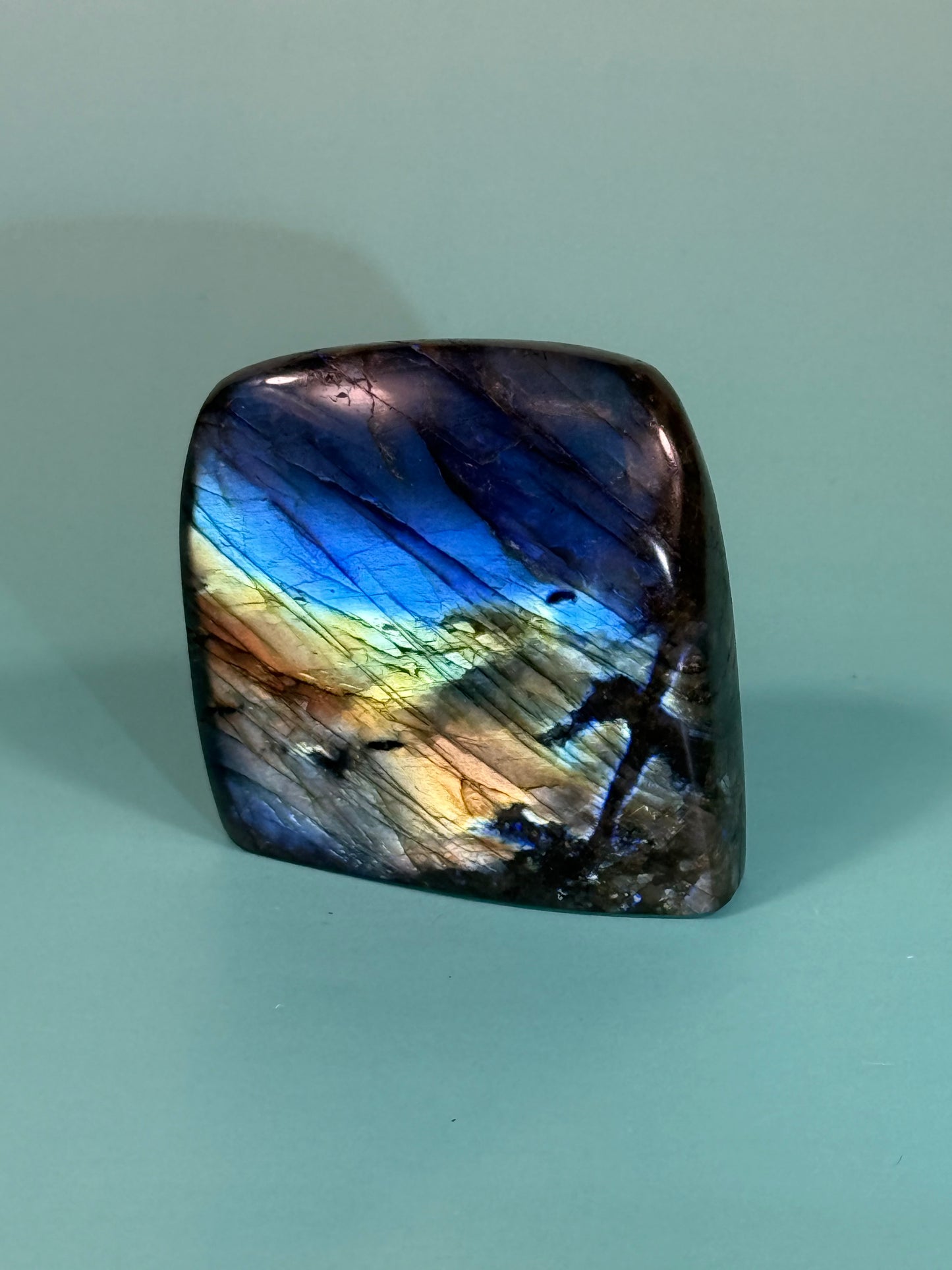 Electric blue labradorite Freeform W