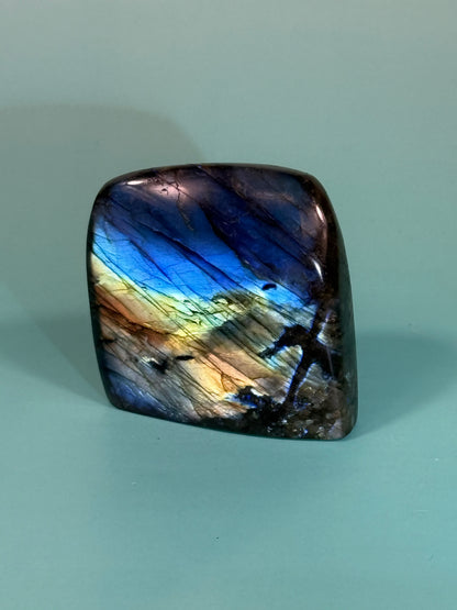 Electric blue labradorite Freeform W