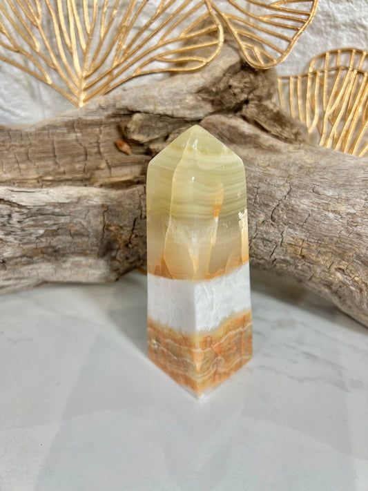Green calcite tower T
