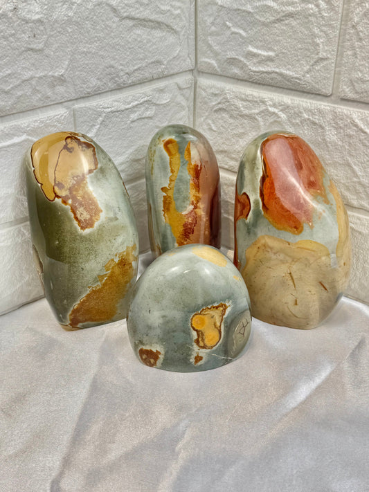 You pick! Polychrome jasper Freeform’s from Madagascar
