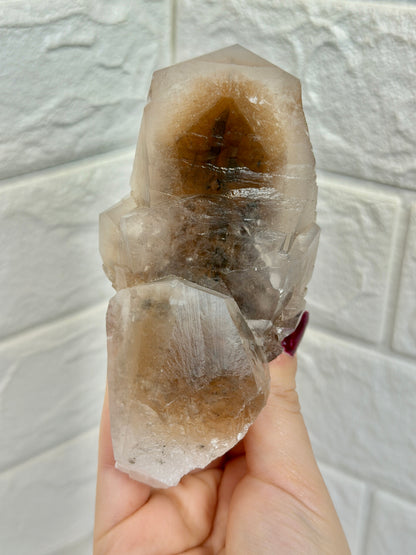 Amazing Caramel columnar calcite from China