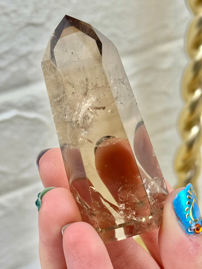 You pick! High quality natural Brazilian smoky quartz towers