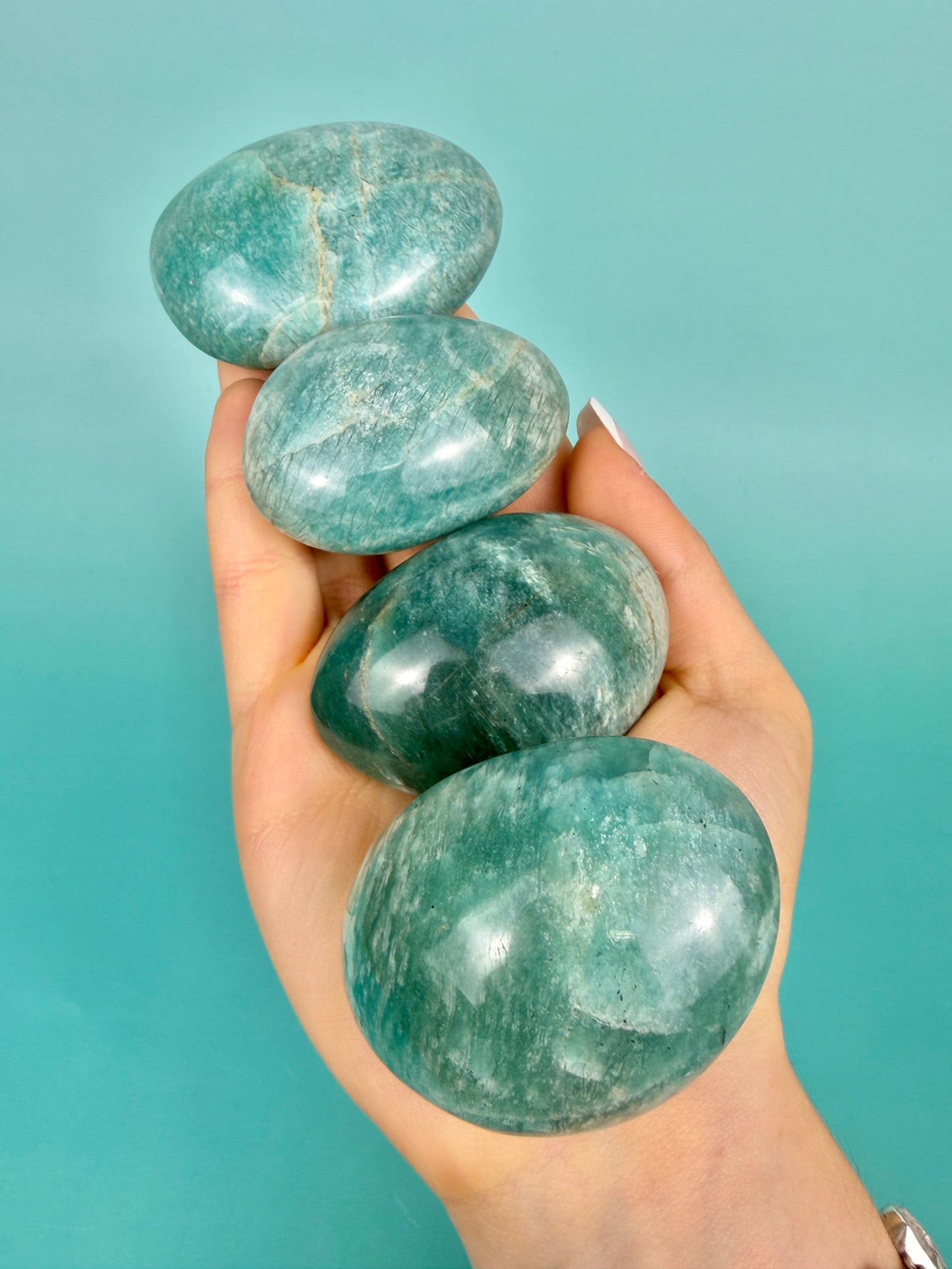 1 amazonite palmstone