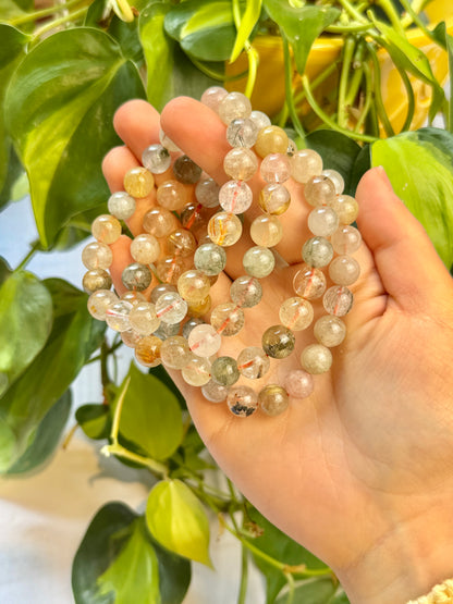 10MM Rutilated Quartz bracelet