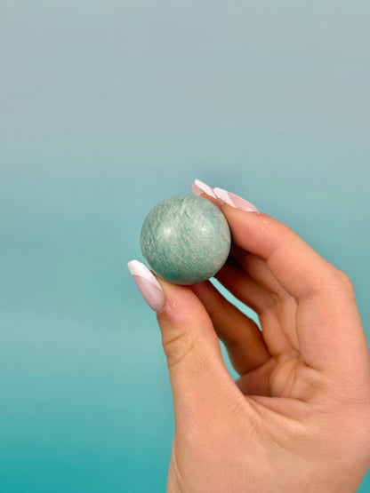 Small amazonite sphere