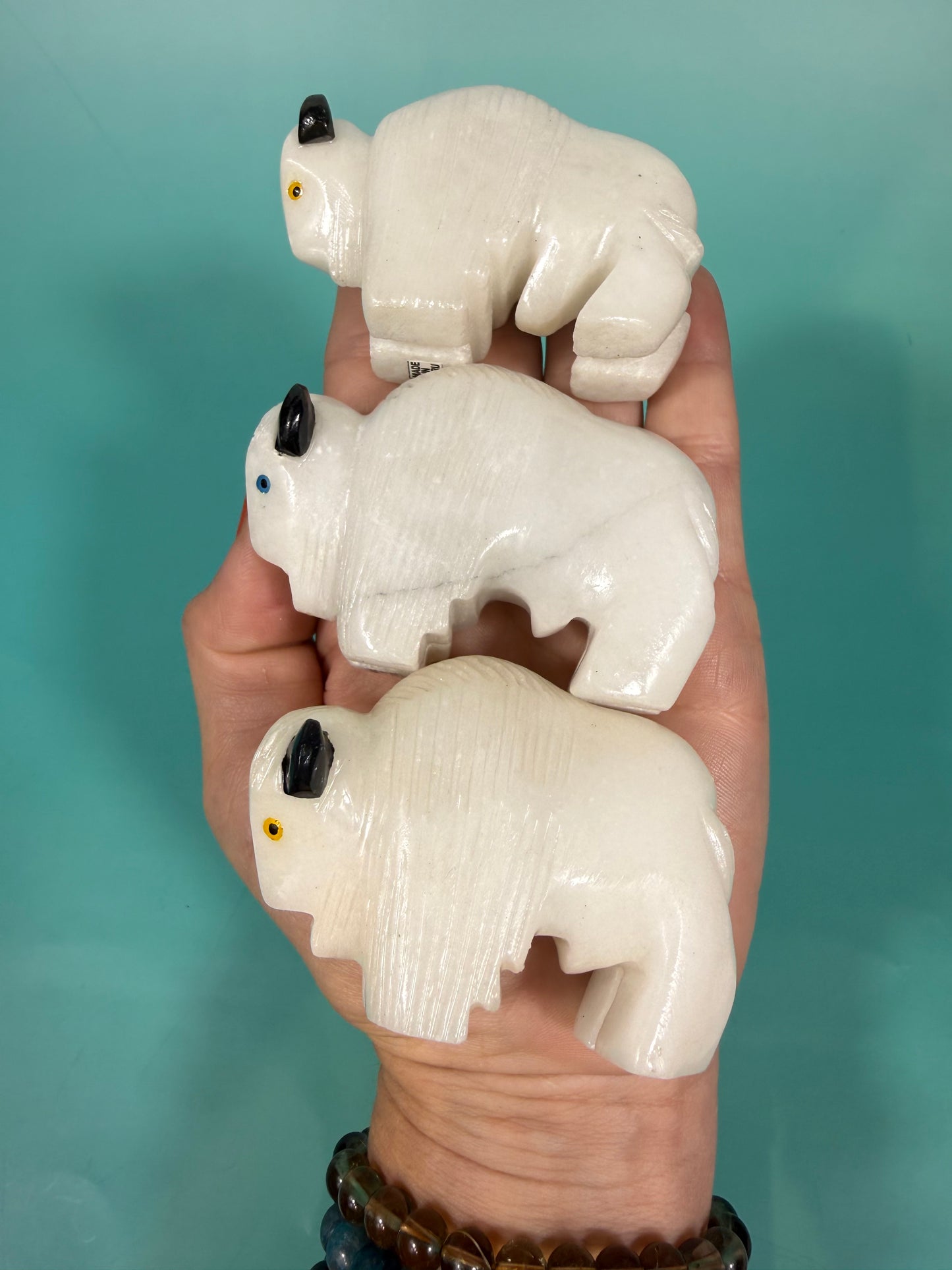 White jade buffalo