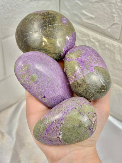 You pick! Stichtite palmstones from South Africa
