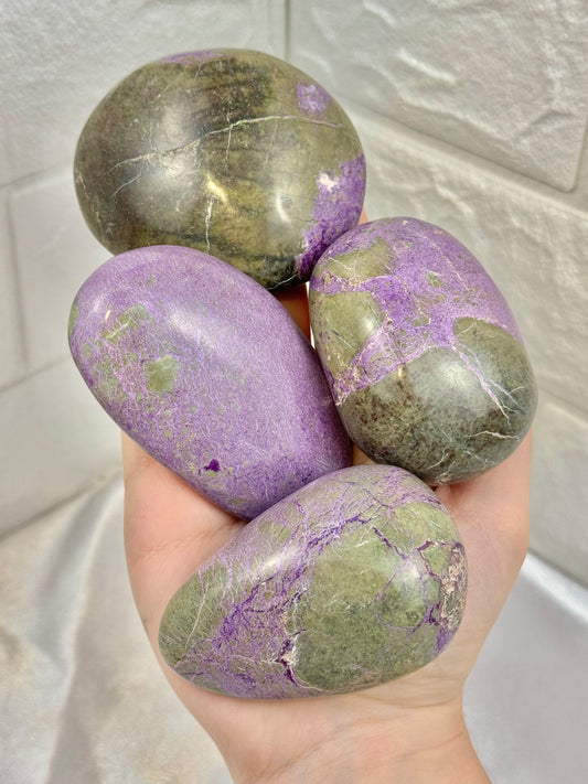 You pick! Stichtite palmstones from South Africa