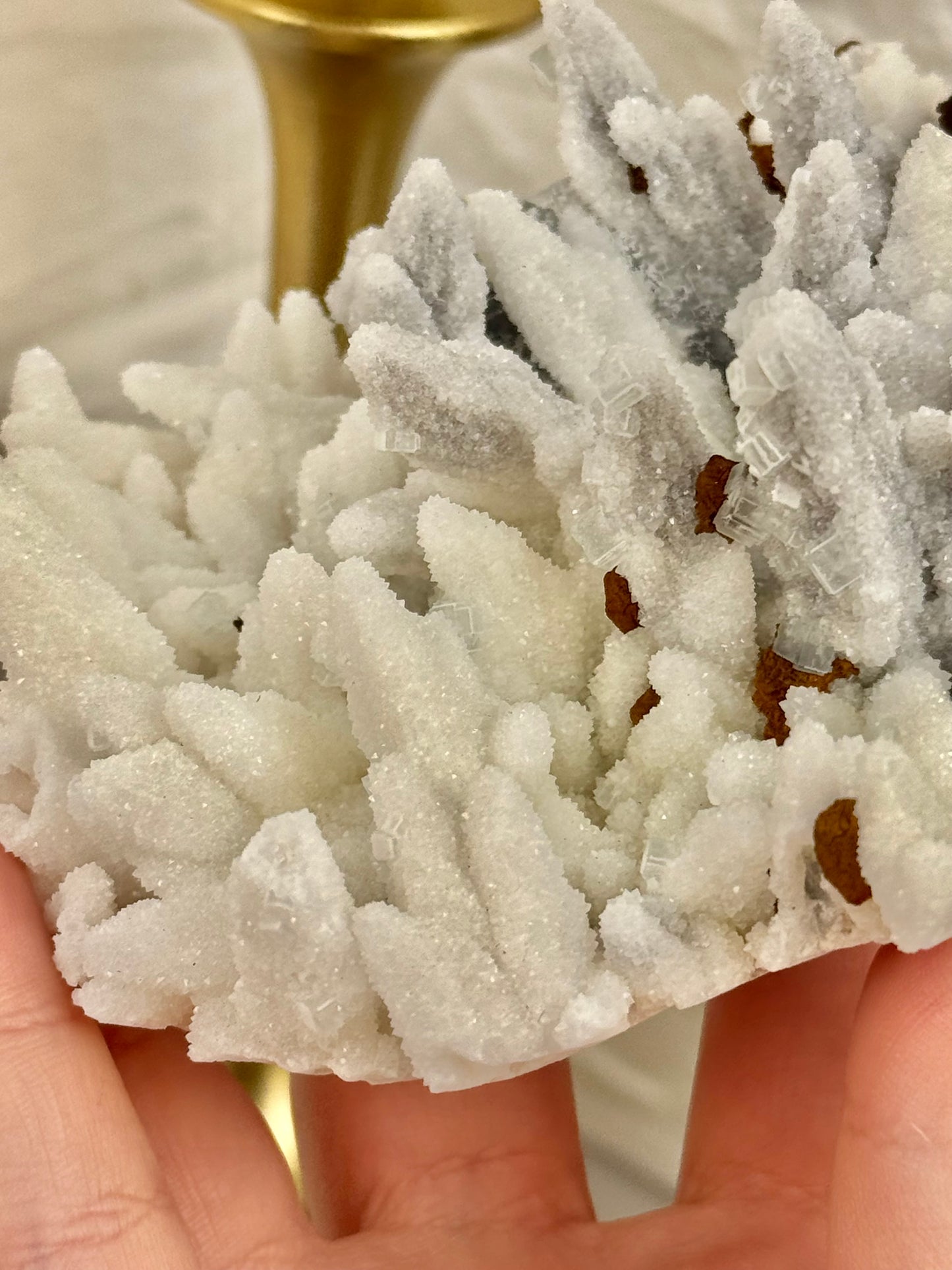 Beautiful quartz, calcite, and fluorite specimen from Fujian, China