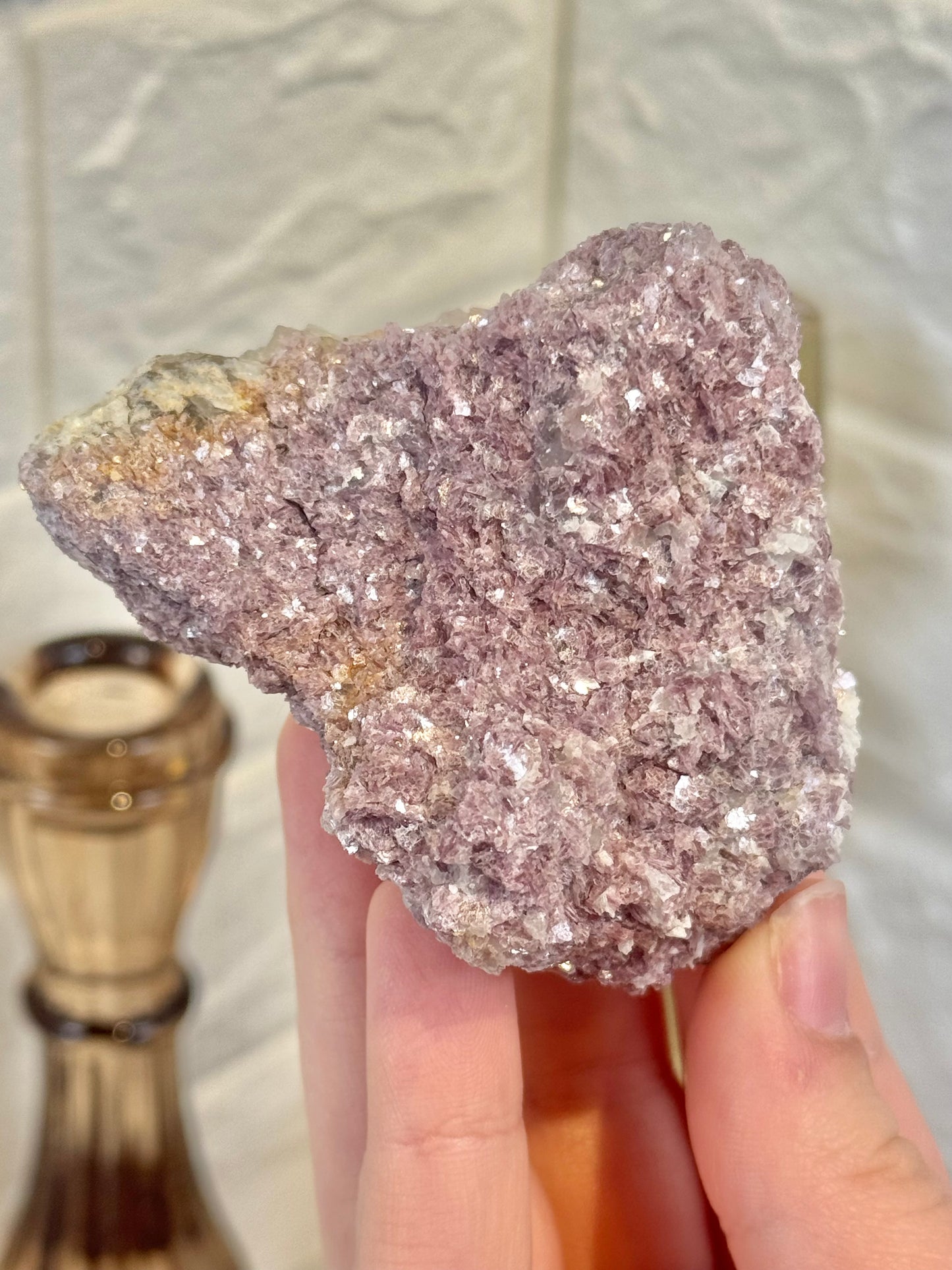 You pick! Raw lepidolite with mica inclusions from California