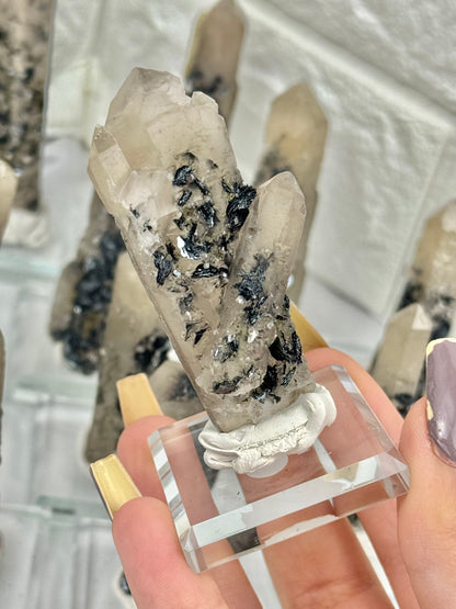 1 unique goethite on quartz specimen from Inner Mongolia, China