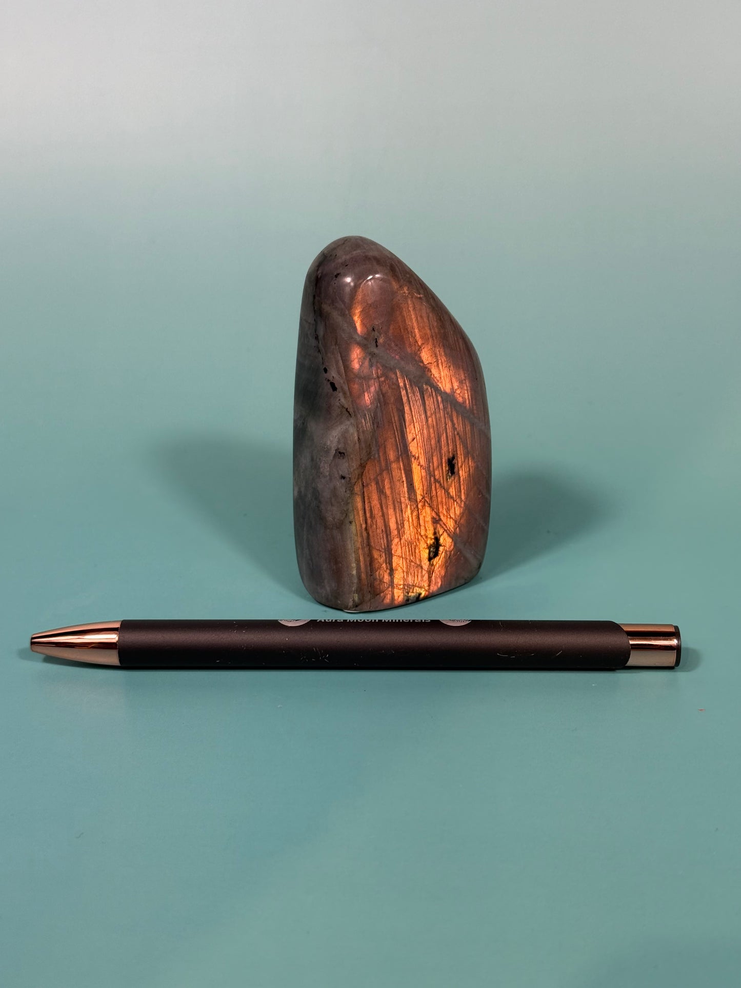 Orange sunset flash labradorite Freeform R