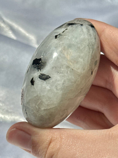 Rainbow moonstone lingham