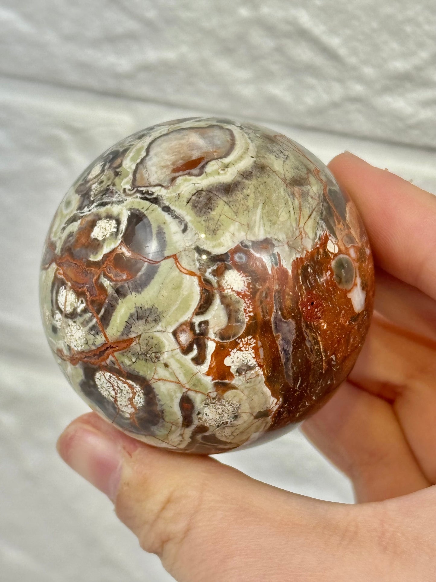 You pick! Money agate spheres from Indonesia