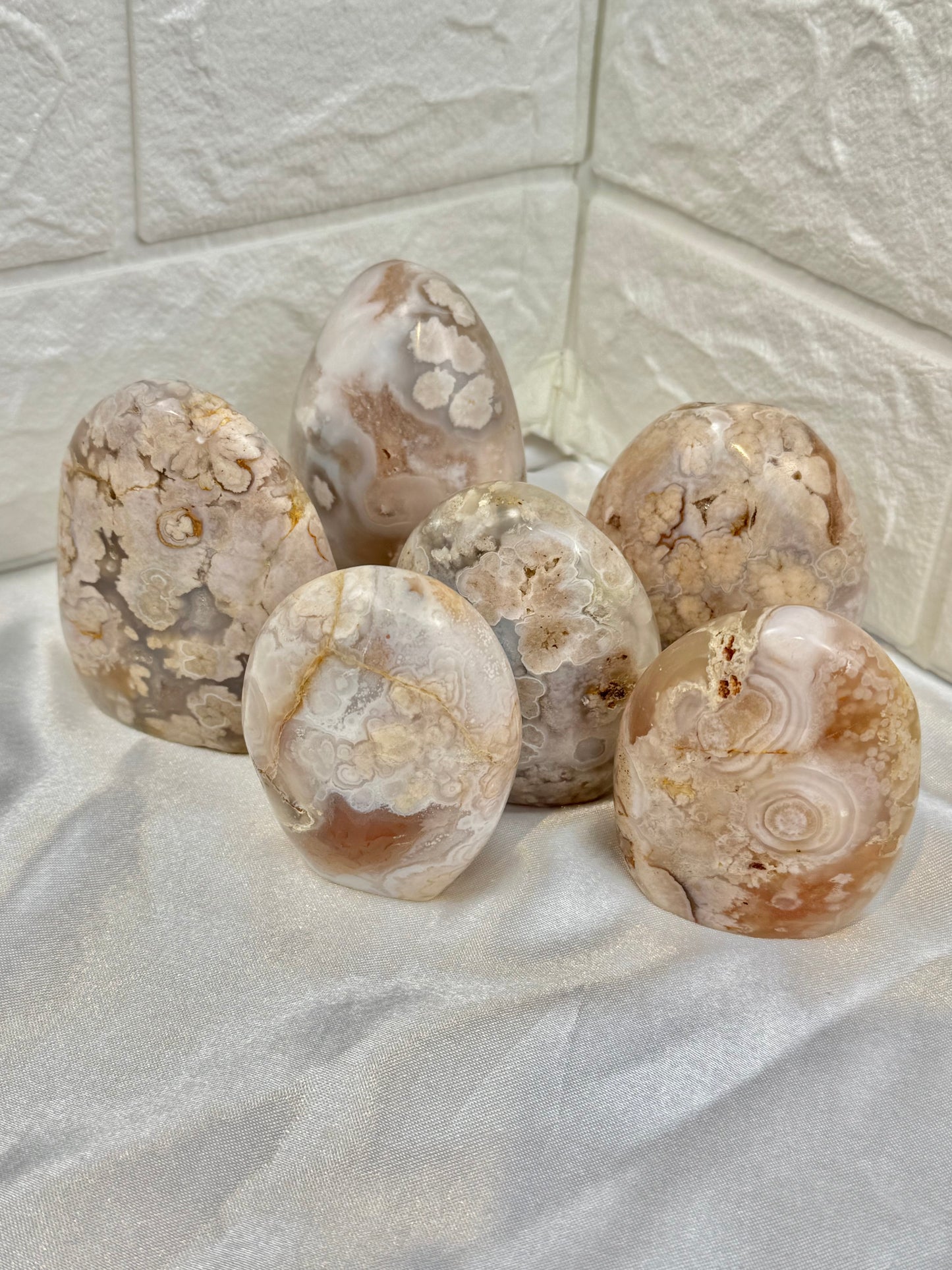 You pick! Flower agate Freeform’s from Madagascar