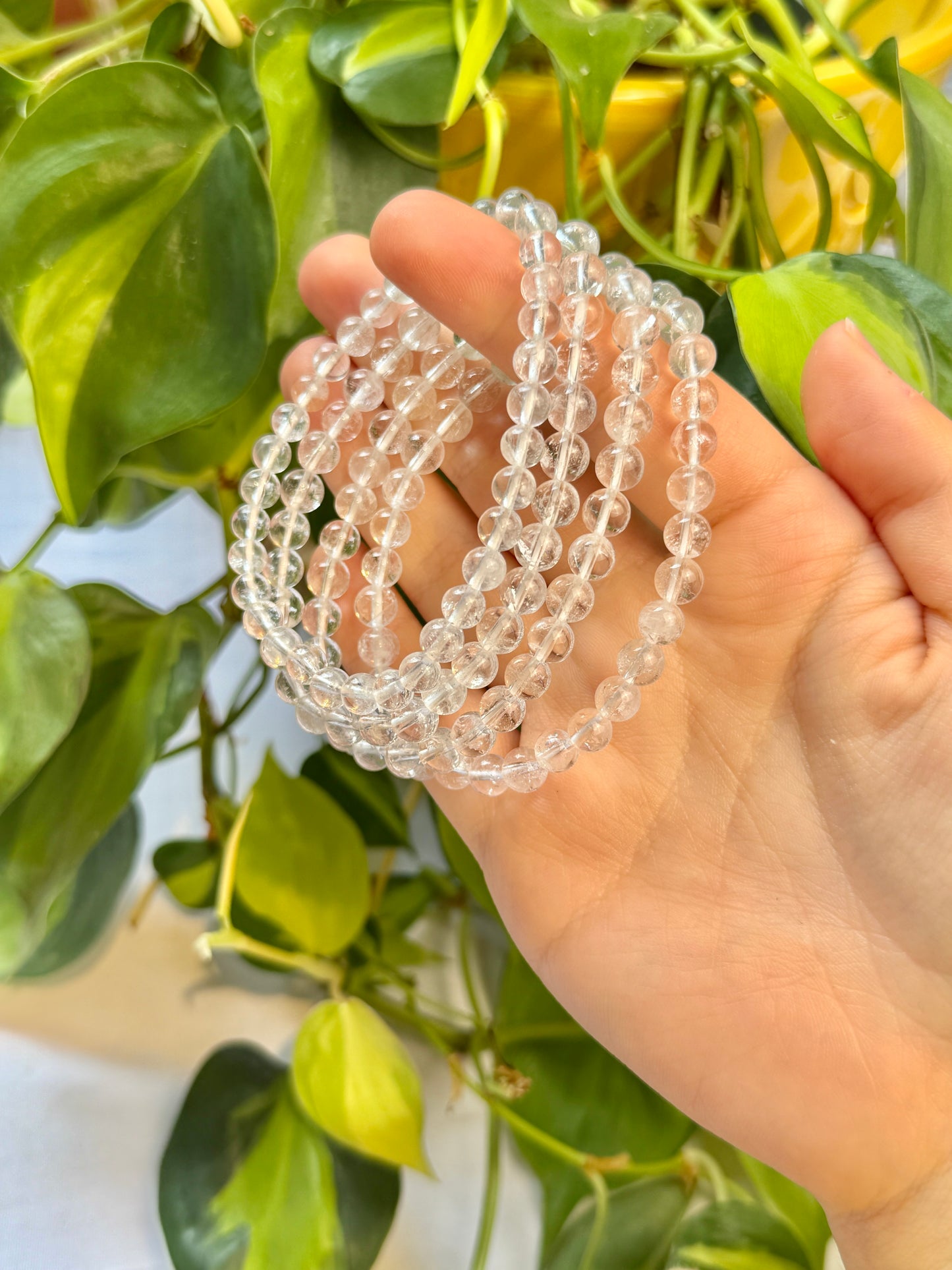 6MM Clear Quartz bracelet