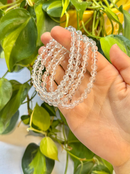 6MM Clear Quartz bracelet