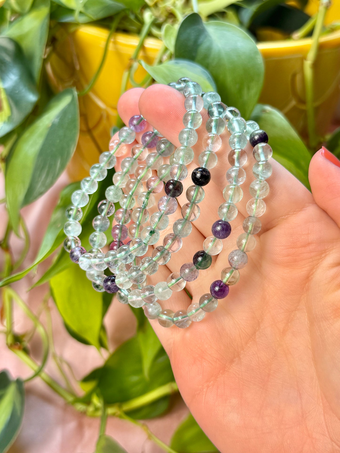 6MM Fluorite bracelet
